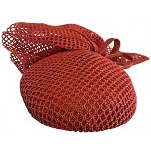 Women’s Rust Red Crochet Fascinator Hat